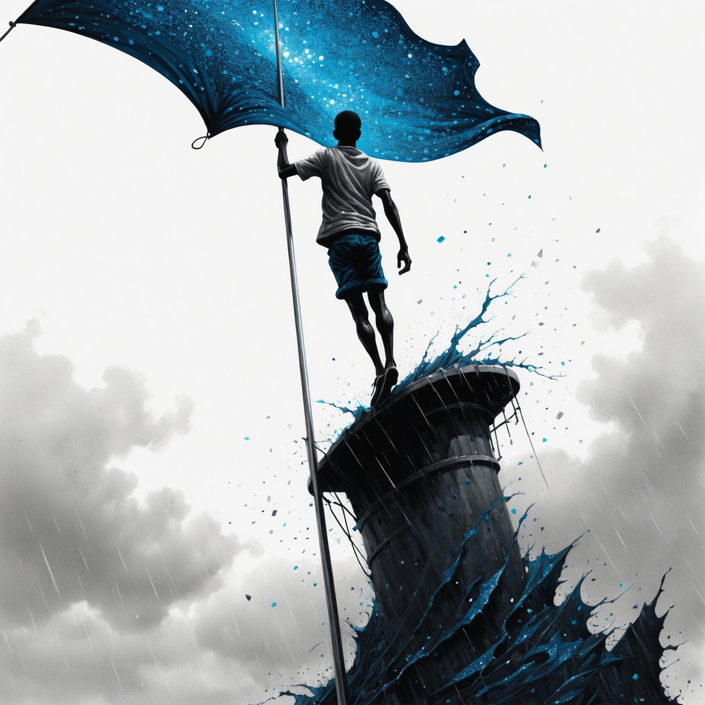 20240810_045104 black-toned person clinging to flagpole in storm, traditional, intricate azure and white _lora_SDXL_White_Sa_May_0.75_ naturalis 3615260828 c=6 50 0.4 DPM++ 2M Karras zavychromaxl_v90.jpg